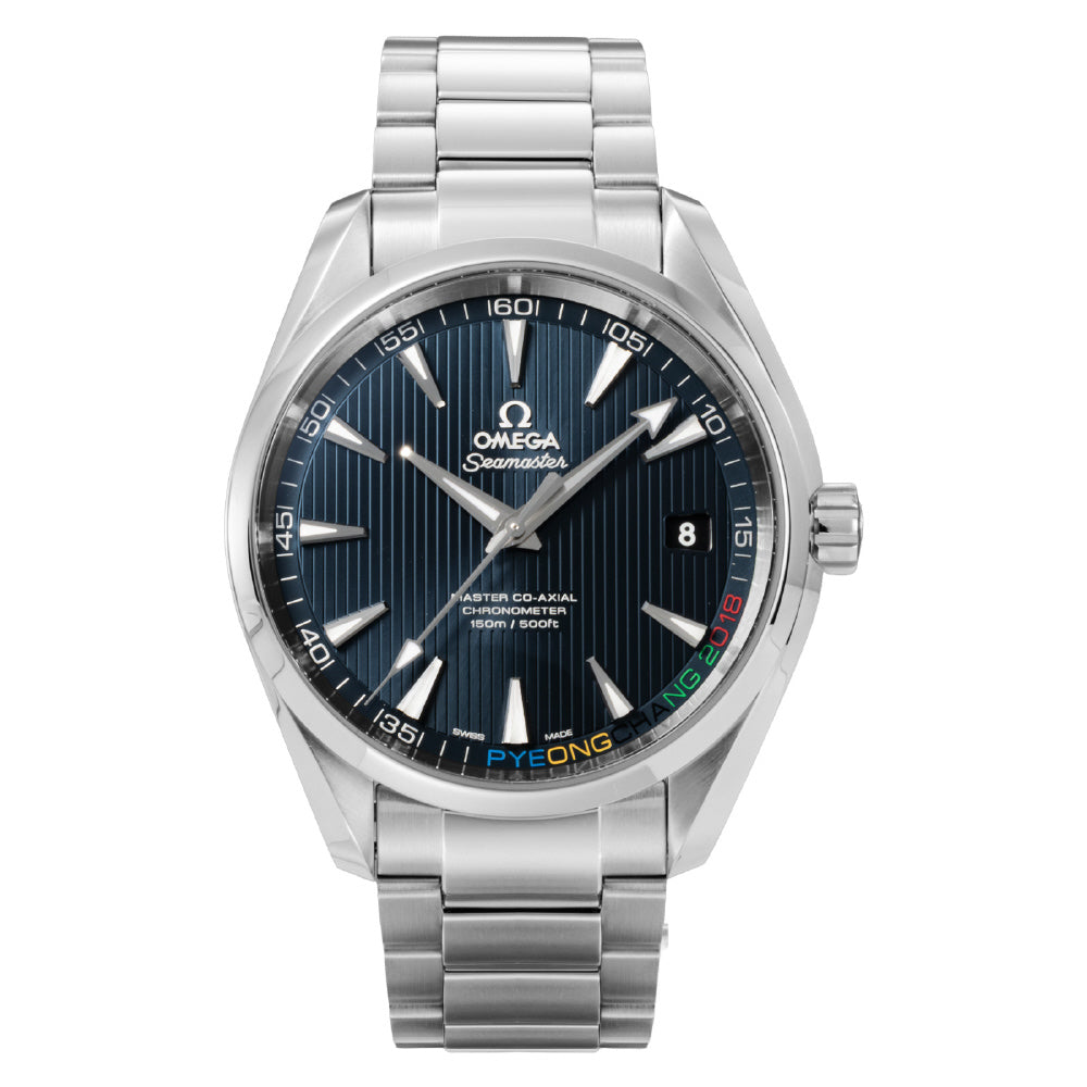 OMEGA 522.10.42.21.03.001 Watch - Seamaster Olympic Games Collection Navy 5-Year Warranty Swiss Made Luxury Watch