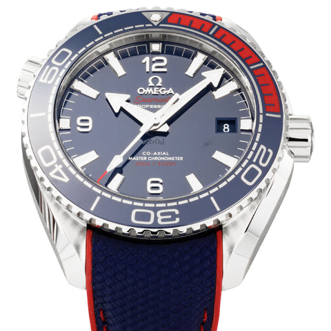 OMEGA 522.32.44.21.03.001 Seamaster Olympic Games Collection 5-Year Warranty Blue Dial Automatic Movement