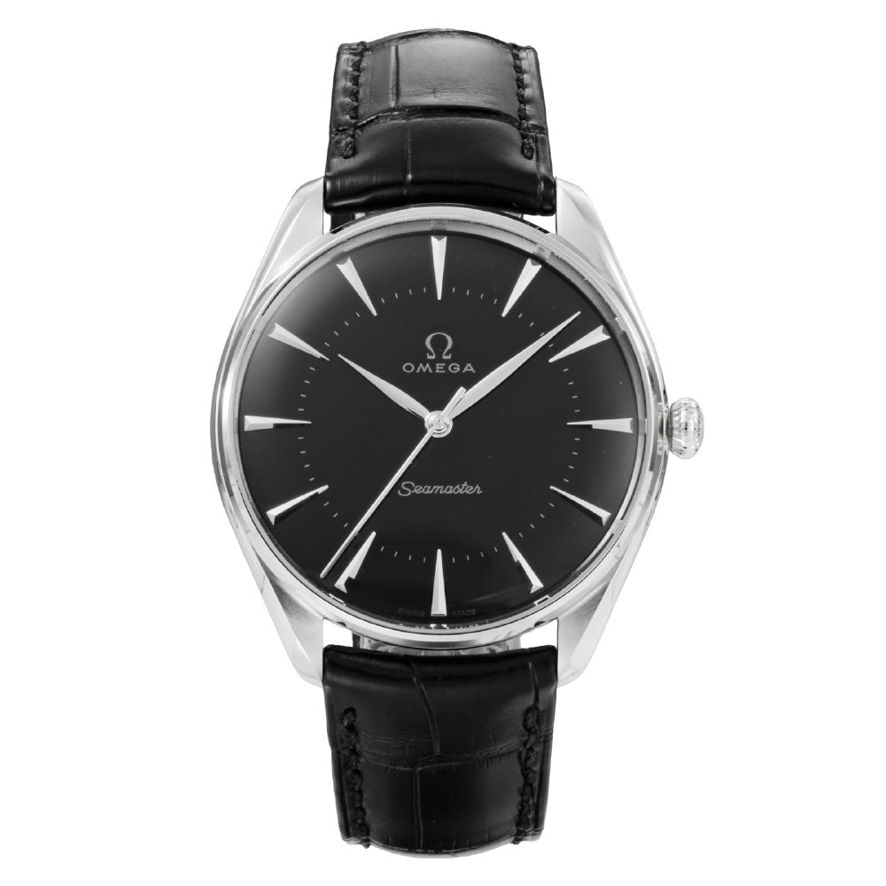 OMEGA 522.93.40.20.01.001 Watch - Seamaster Olympic Games Collection 5-Year Warranty Black Dial Swiss Automatic