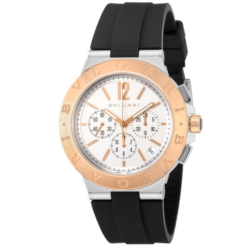 BVLGARI DG41WSPGVDCH Watch - Men's Diagono White Parallel Import 2-Year Warranty