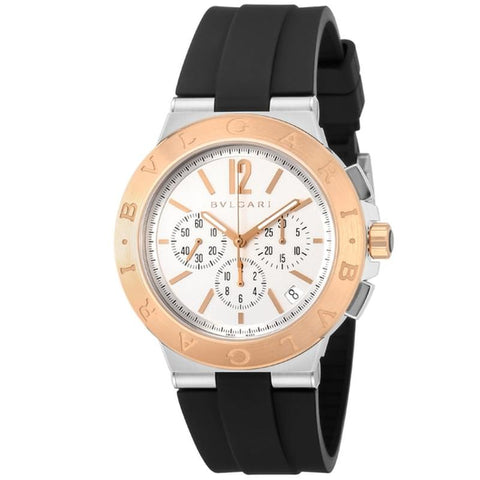 BVLGARI DG41WSPGVDCH Watch - Men's Diagono White Parallel Import 2-Year Warranty