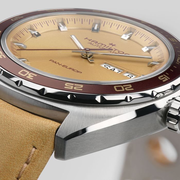 Hamilton H35435820 Watch - American Classic Pan Europ Day Date Auto (Image 6)