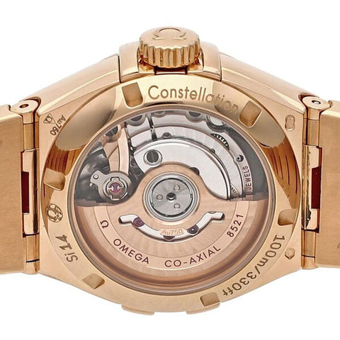 Omega Constellation Co-Axial Chronometer Ladies' Watch with Metal Bracelet, Parallel Import, 5-Year Warranty, Model Number 123.55.27.20.55.003
