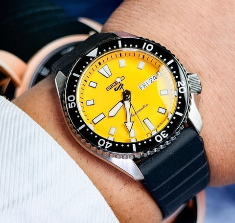 SEIKO 5 Sports SRPL87K1 Automatic Yellow Dial Men's Watch