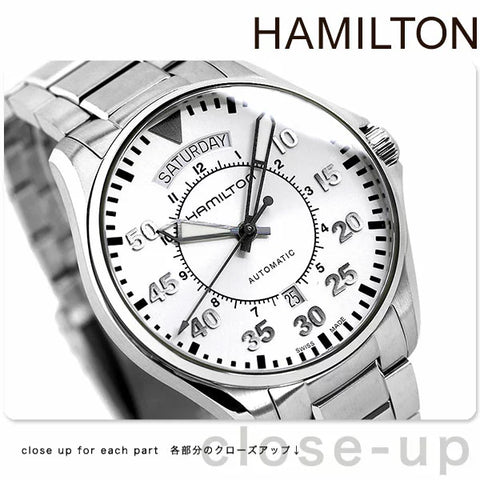 Hamilton H64615155 Watch - Khaki Aviation Pilot Day Date Auto (Image 10)