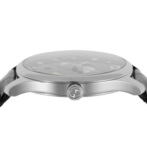 GUCCI G-Timeless 2-Year Warranty YA126327 Black [Parallel Import]