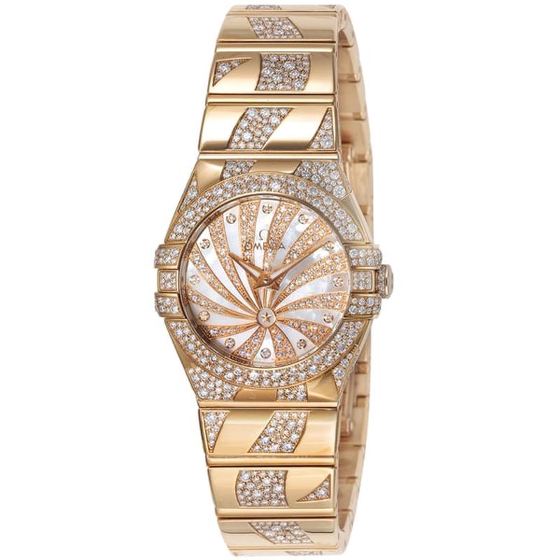 OMEGA 123.55.27.60.55.011 Watch - Constellation Quartz Ladies Metal Bracelet Parallel Import 5-Year Warranty