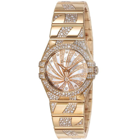 OMEGA 123.55.27.60.55.011 Watch - Constellation Quartz Ladies Metal Bracelet Parallel Import 5-Year Warranty