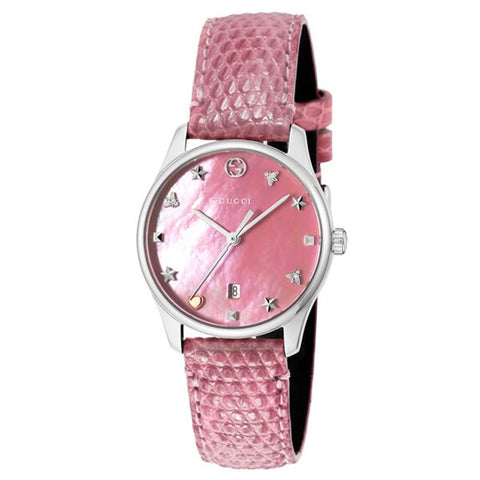 GUCCI G-Timeless 2-Year Warranty Pink YA126586 [Parallel Import]
