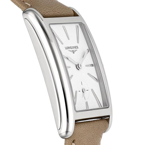 Longines Dolcevita 2-Year Warranty White (Belt: Beige) L5.512.4.11.7 [Parallel Import]