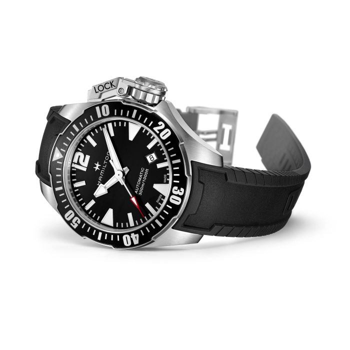 Hamilton H77605335 Watch - Khaki Navy OPENWATER AUTO (Image 5)