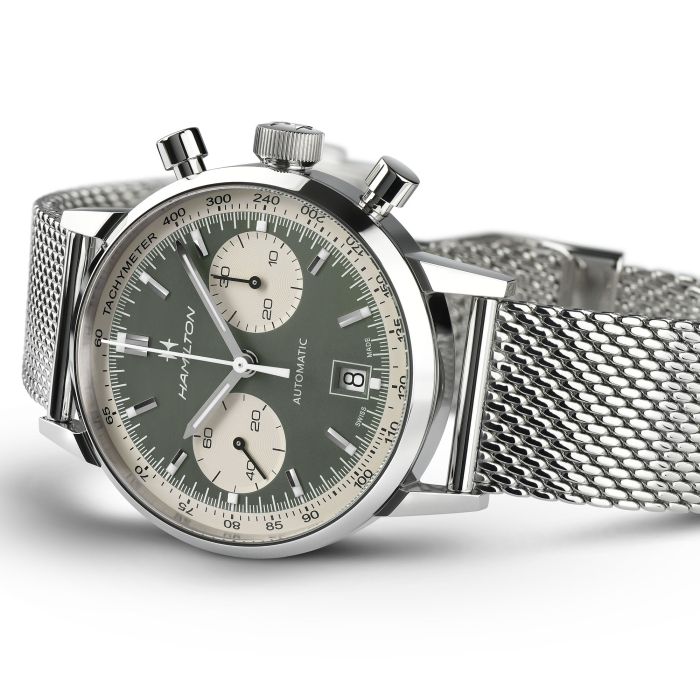 Hamilton H38416160 Watch - American Classic Intra-Matic Auto Chrono 40mm (Image 3)