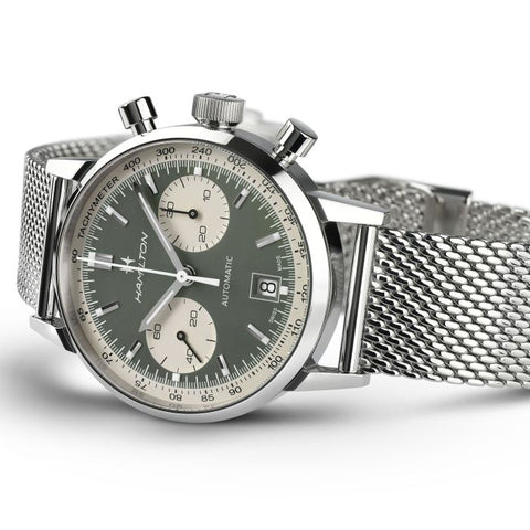 Hamilton H38416160 Watch - American Classic Intra-Matic Auto Chrono 40mm (Image 3)
