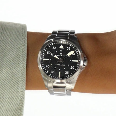 Hamilton H76305130 Watch - Khaki Aviation Pilot Auto 39mm (Image 2)