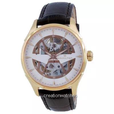 Hamilton H42505510 Watch - Jazzmaster Skeleton Auto (Image 9)