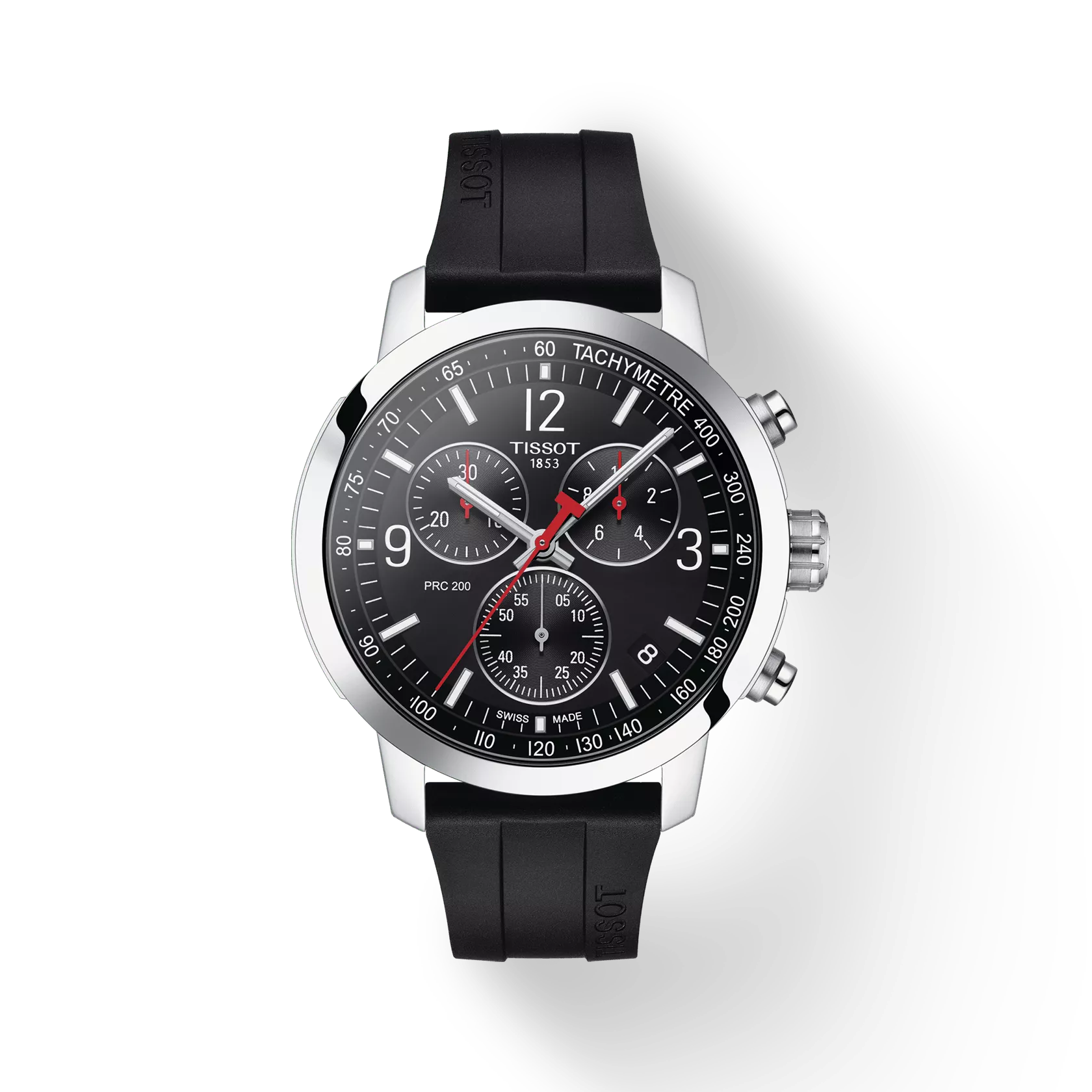 TISSOT T114.417.17.057.00 Watch - Elegant Swiss Quartz Water Resistant Leather Strap Sapphire Crystal (Image 2)