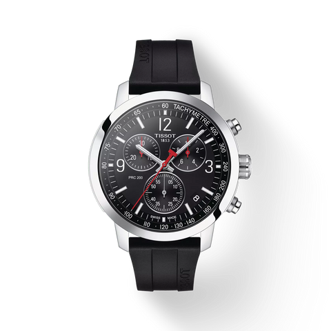 TISSOT T114.417.17.057.00 Watch - Elegant Swiss Quartz Water Resistant Leather Strap Sapphire Crystal (Image 2)