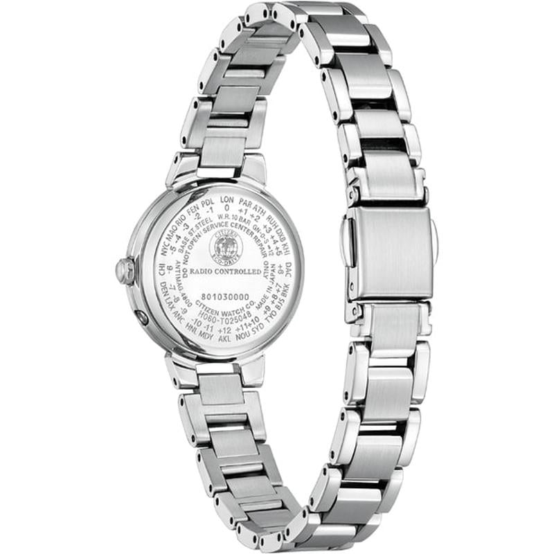 CITIZEN ES9430-54B Watch - Women's xC Eco-Drive Radio-Controlled Watch - Stainless Steel Line Happy Flight Series (Image 2)