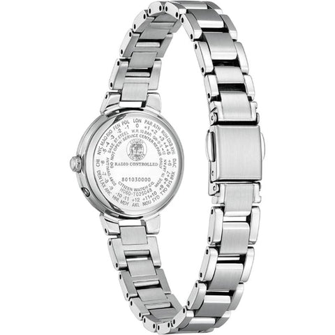 CITIZEN ES9430-54B Watch - Women's xC Eco-Drive Radio-Controlled Watch - Stainless Steel Line Happy Flight Series (Image 2)
