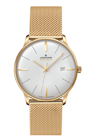 Junghans Meister MEGA Solar 59_7600_46 Solar Powered 38mm Unisex Watch