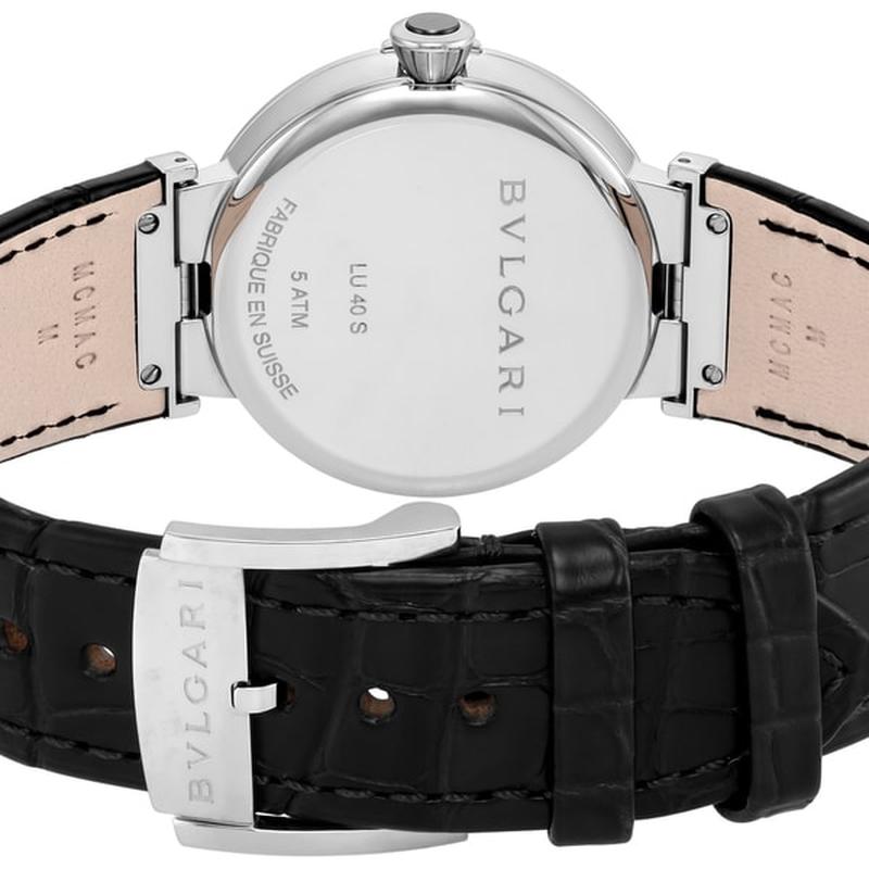 BVLGARI LU40C6SLD Watch - Men's Watch with Leather Strap, Parallel Import, 2-Year Warranty (Image 3)