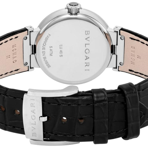 BVLGARI LU40C6SLD Watch - Men's Watch with Leather Strap, Parallel Import, 2-Year Warranty (Image 3)