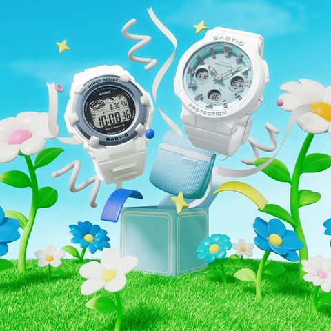 CASIO カシオ Baby-G ポーチ付属 BGA-2510SP-7AJR Casio Women's BABY-G Spring Package BGA-2510SP-7AJR – IPPO JAPAN WATCH