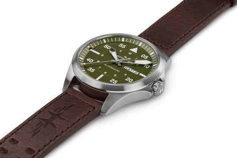 Hamilton H64635560 Watch - Khaki Aviation Pilot Day Date Auto (Image 5)