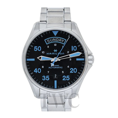 Hamilton H64625131 Watch - Khaki Aviation Khaki Pilot Day-Date - Air Zermatt Auto (Image 9)