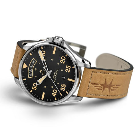 Hamilton H64645531 Watch - Khaki Aviation Day Date Auto (Image 5)