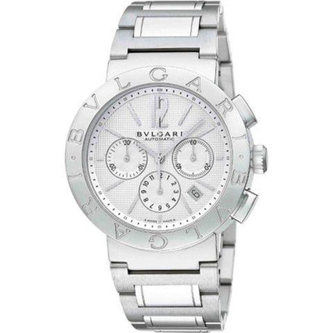 Men's BVLGARI BVLGARI White Automatic Watch Parallel Import 2-Year Warranty BB42WSSDCH