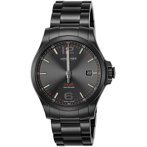 Longines Conquest V.H.P. [Conquest V.H.P.] 2-Year Warranty [Parallel Import] Black L3.726.2.56.6