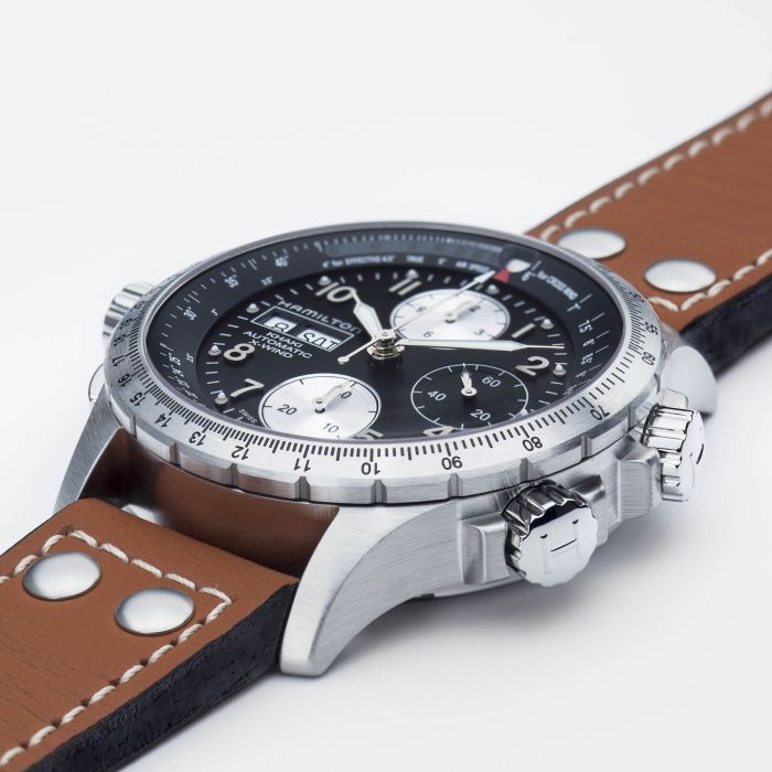 Hamilton H77616533 Watch - Khaki Aviation X-Wind Auto Chrono (Image 7)