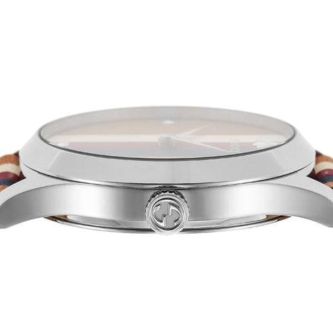 GUCCI G-Timeless 2-Year Warranty YA1264078 Brown [Parallel Import]