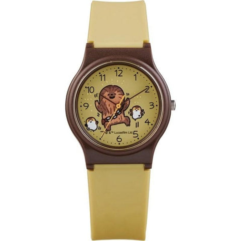 Q&Q Analog Wrist Watch - Kanahei Star Wars Chewbacca Porg V06A-512VK