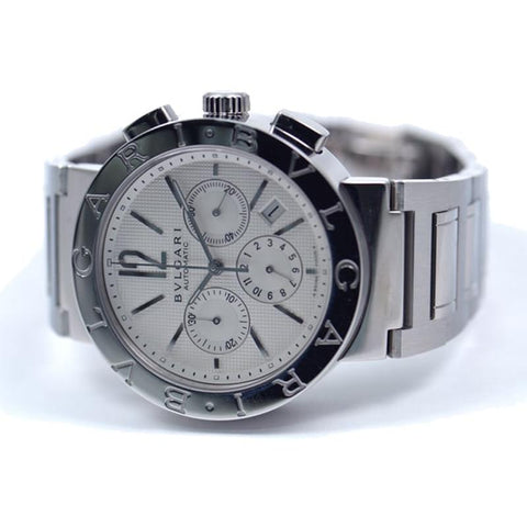 Men's BVLGARI BVLGARI White Automatic Watch Parallel Import 2-Year Warranty BB42WSSDCH