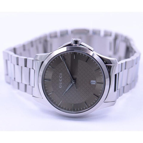 GUCCI G-Timeless 2-Year Warranty YA126445 Brown [Parallel Import]