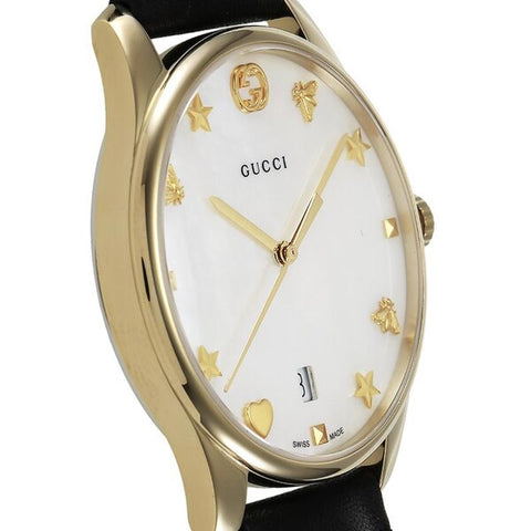 GUCCI G-Timeless 2-Year Warranty White YA1264044 [Parallel Import]