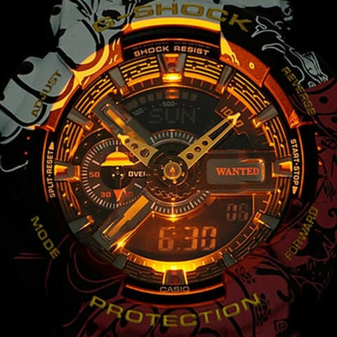 CASIO GA-110JOP-1A4JR Limited Edition Orange Camouflage Watch