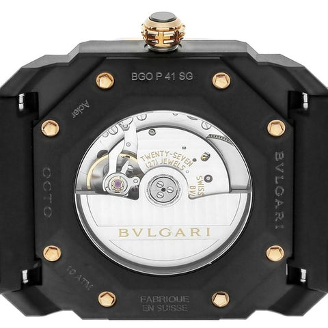 BVLGARI BGO41PBBSGVD Watch - Men's Rubber Strap Parallel Import Watch 2-Year Warranty (Image 5)