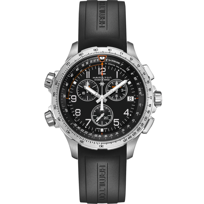 Hamilton H77912335 Watch - Khaki Aviation X-Wind GMT Chrono Quartz