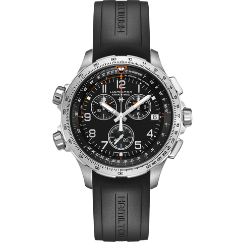 Hamilton H77912335 Watch - Khaki Aviation X-Wind GMT Chrono Quartz