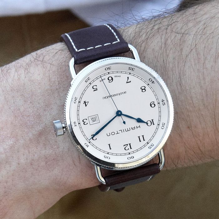 Hamilton H77715553 Watch - Khaki Navy Pioneer Auto (Image 7)