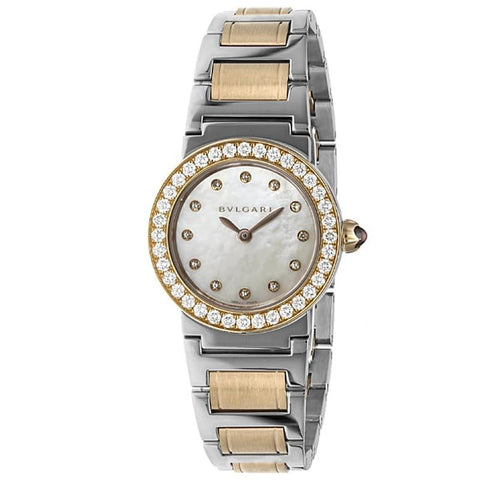 BVLGARI BBL26WSPGD/12 Watch - Ladies Metal Belt Watch, Parallel Import, 2-Year Warranty