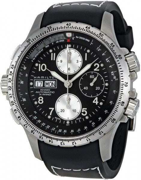 Hamilton H77616333 Watch - Khaki Aviation X-Wind Auto Chrono (Image 9)