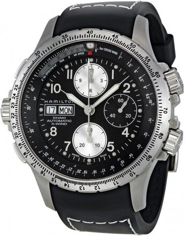 Hamilton H77616333 Watch - Khaki Aviation X-Wind Auto Chrono (Image 9)