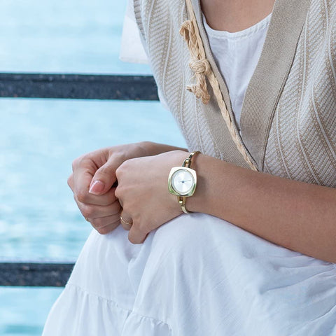 TACS Turn Table TS2202C Gold Women's Watch