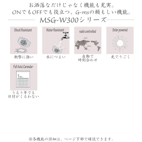 CASIO MSG-W300G-7AJF Baby-G WATCH