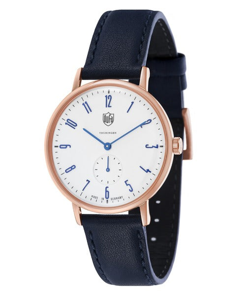 DUFA DF90010L Watch - GROPIUS Dial: White × Band: Blue [Genuine Product]