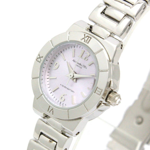 ALESSANDRA OLLA AO-220-4 Purple Round Women's Watch